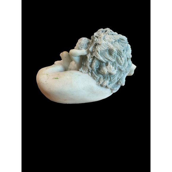 Lion & Baby Figurine  Zodiac Sign Leo  4" Long greek letter, Omega, Bible Alpha - Picture 10 of 11